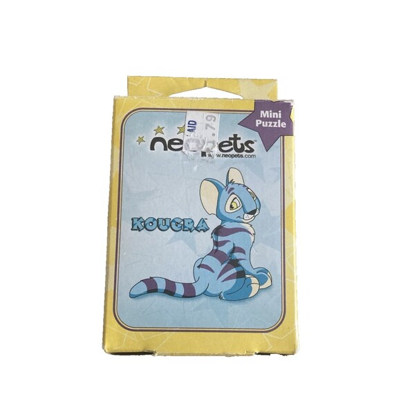 Hasbro Other - Vintage Neopets Kougra Mini Puzzle 50 Piece 5" x 7" Hasbro 2003 - NEW Open Box
